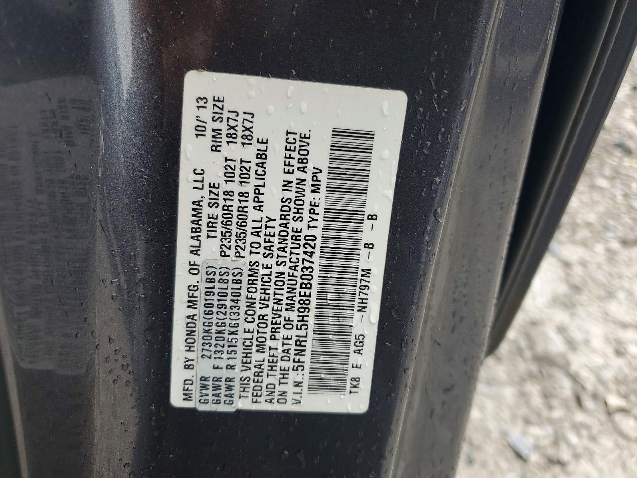 Honda Odyssey Touring