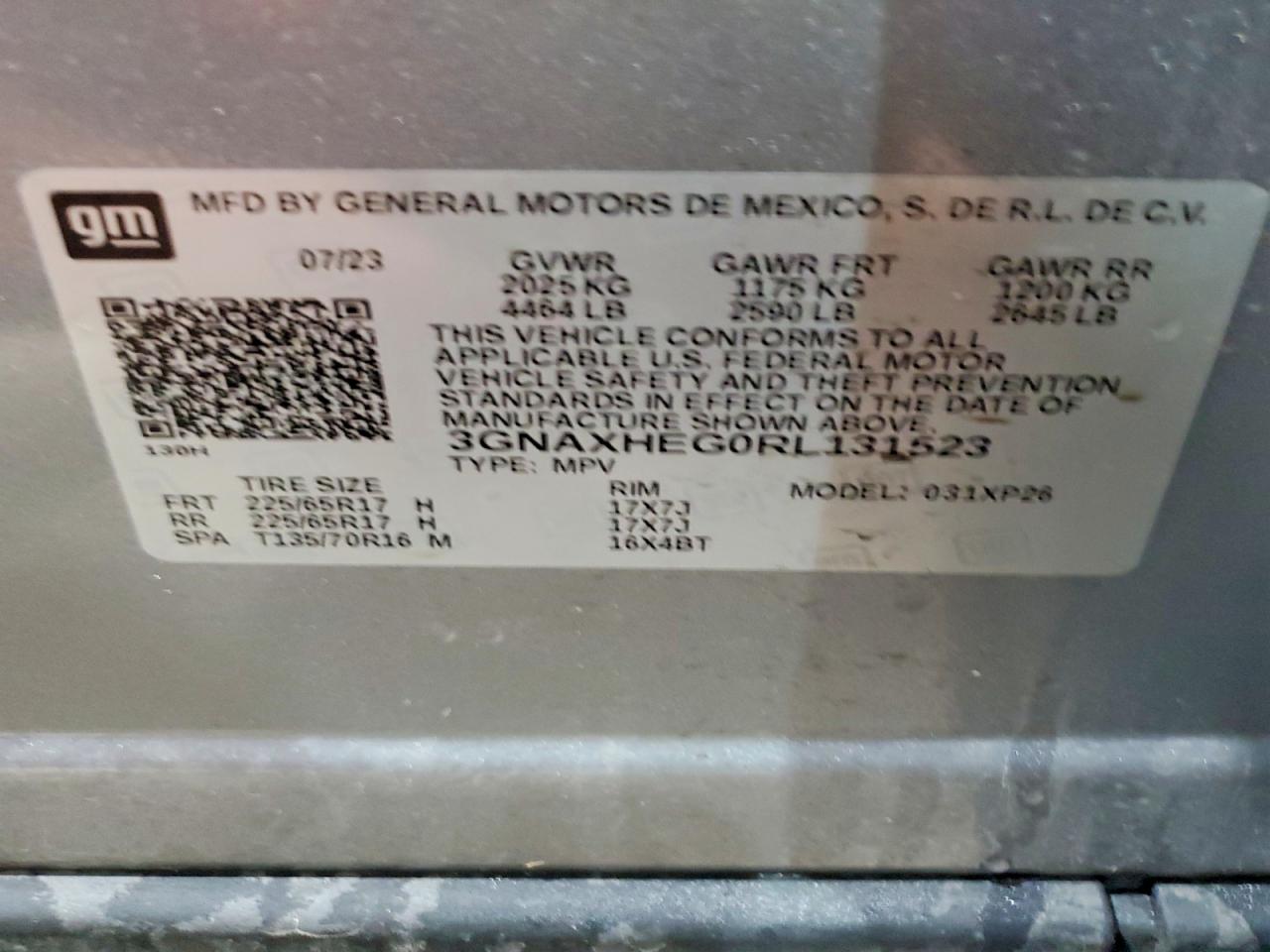 Chevrolet Equinox Ls