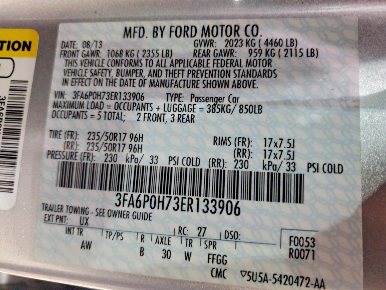 Ford Fusion Se