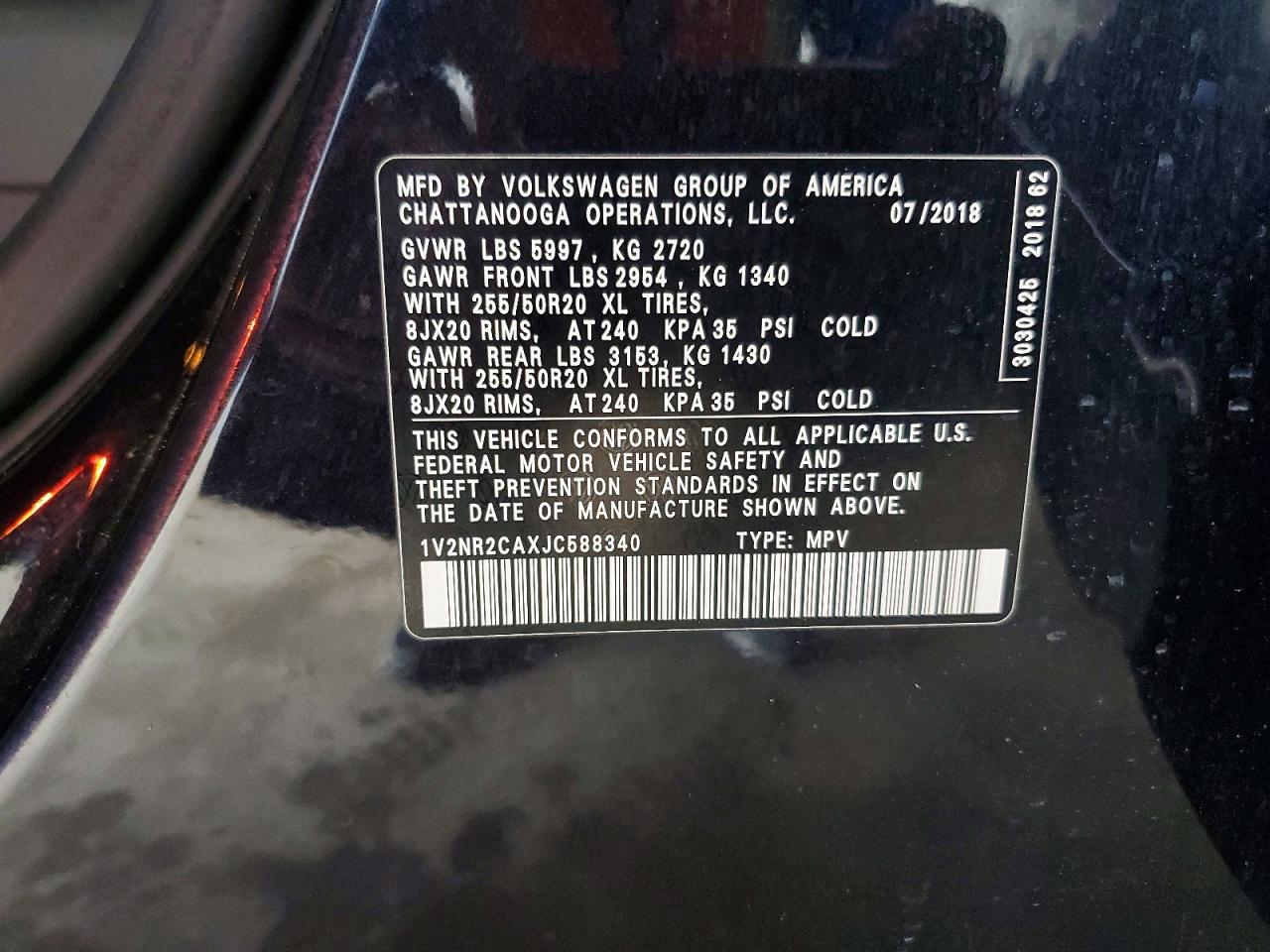 Volkswagen Atlas Sel Premium