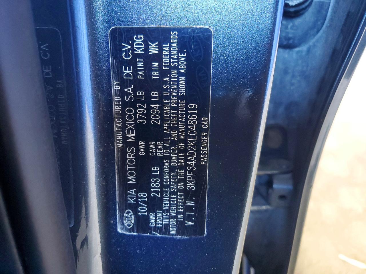 Kia Forte S