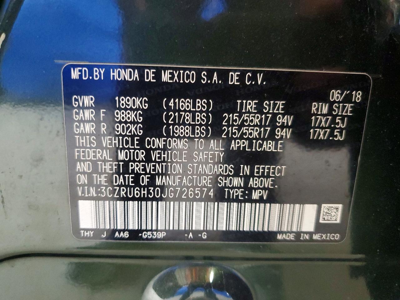 Honda HR-V Lx