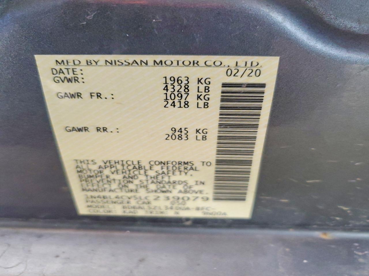 Nissan Altima 2.5 Sr