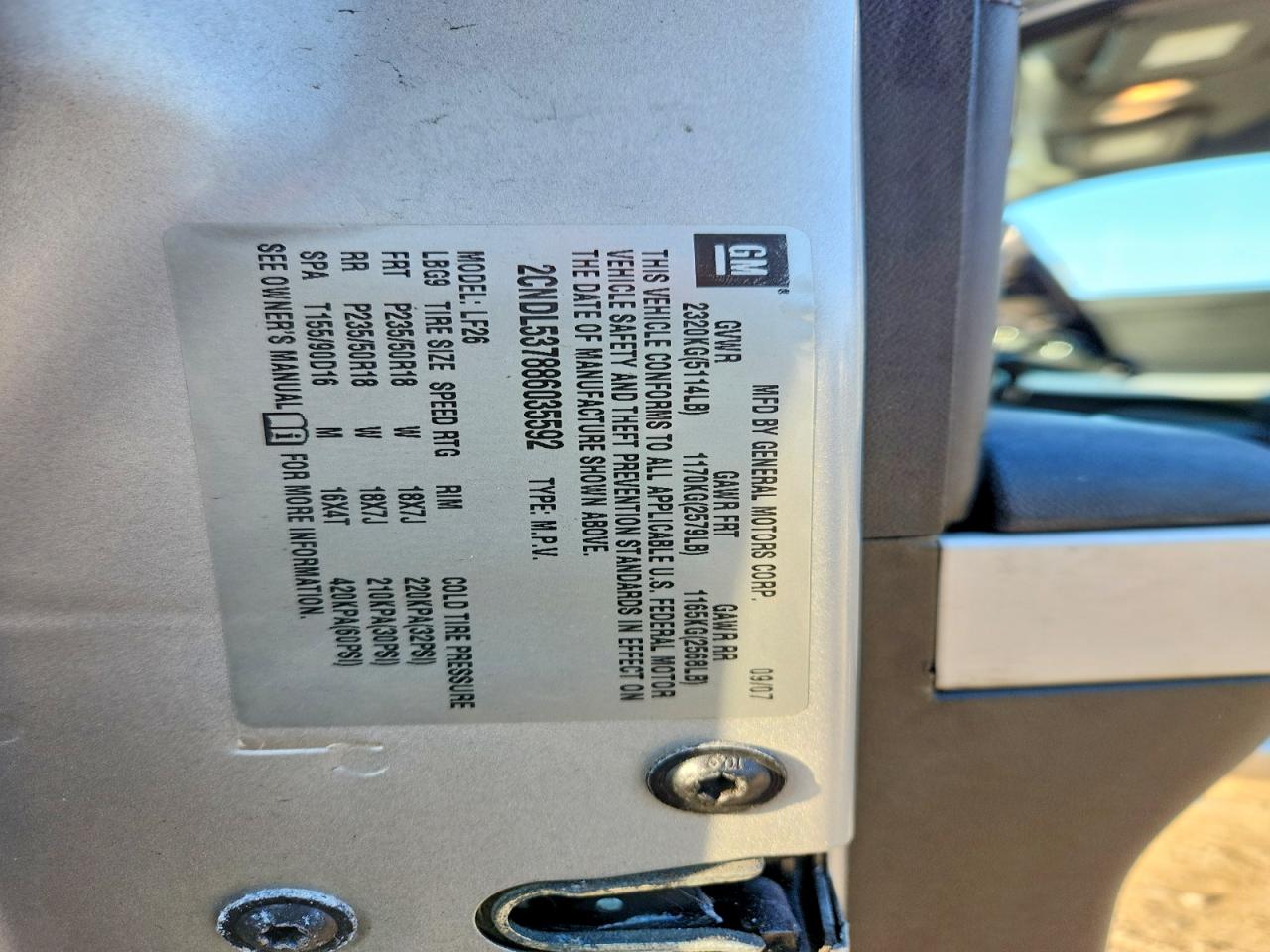 Chevrolet Equinox Sport