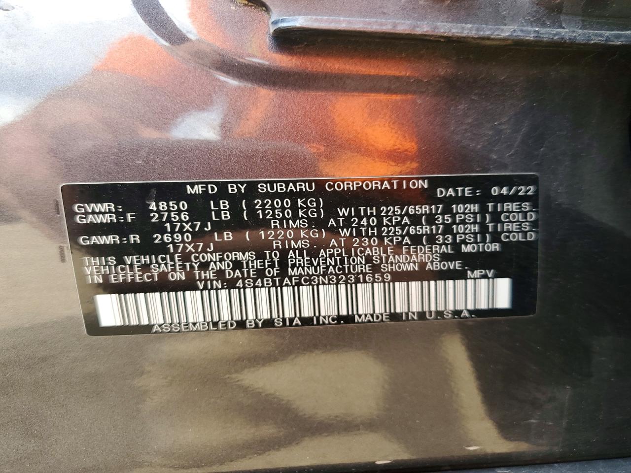 Subaru Outback Premium