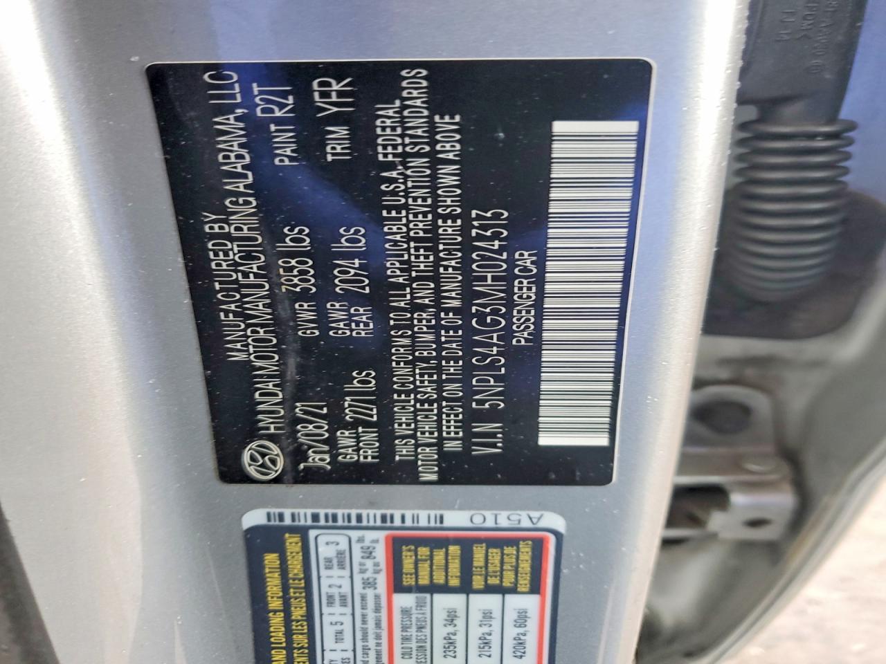 Hyundai ELANTRA Sel