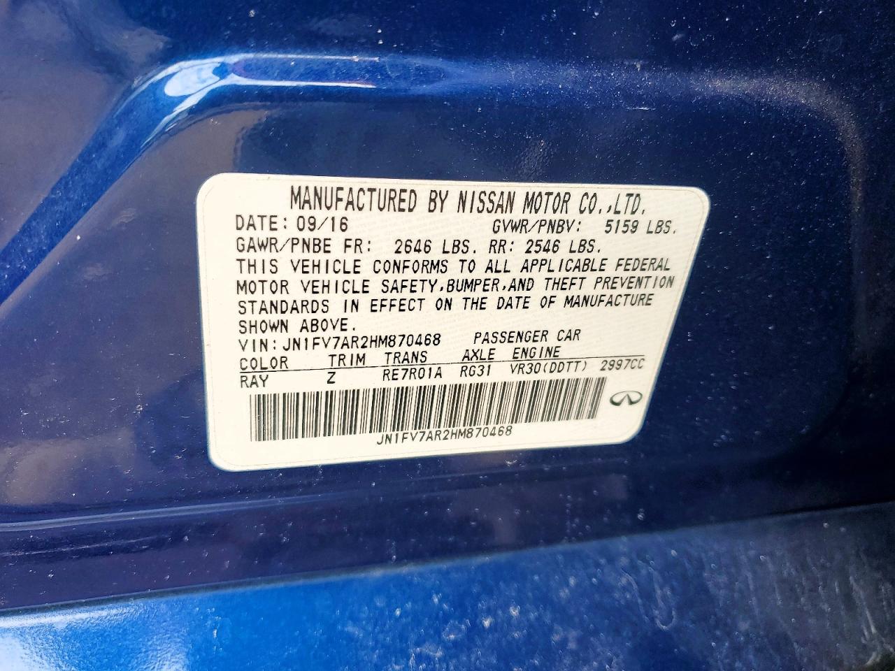 INFINITI Q50