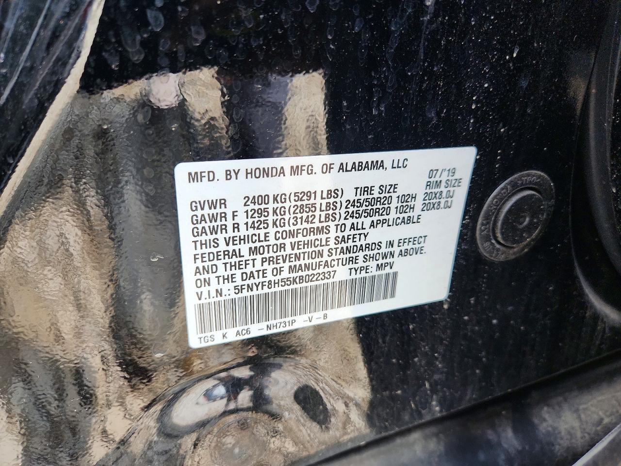 Honda Passport Exl