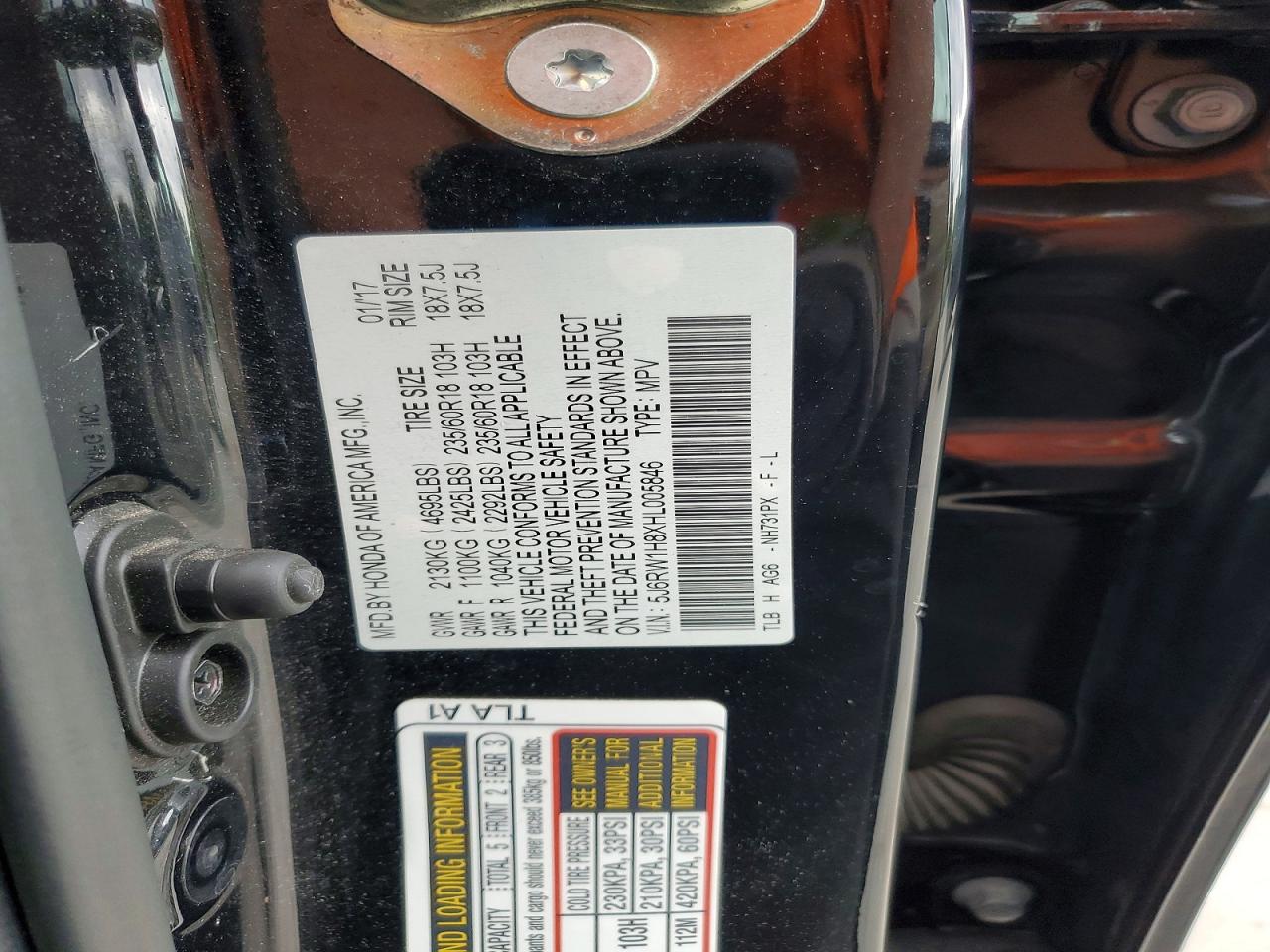 Honda Crv Exl