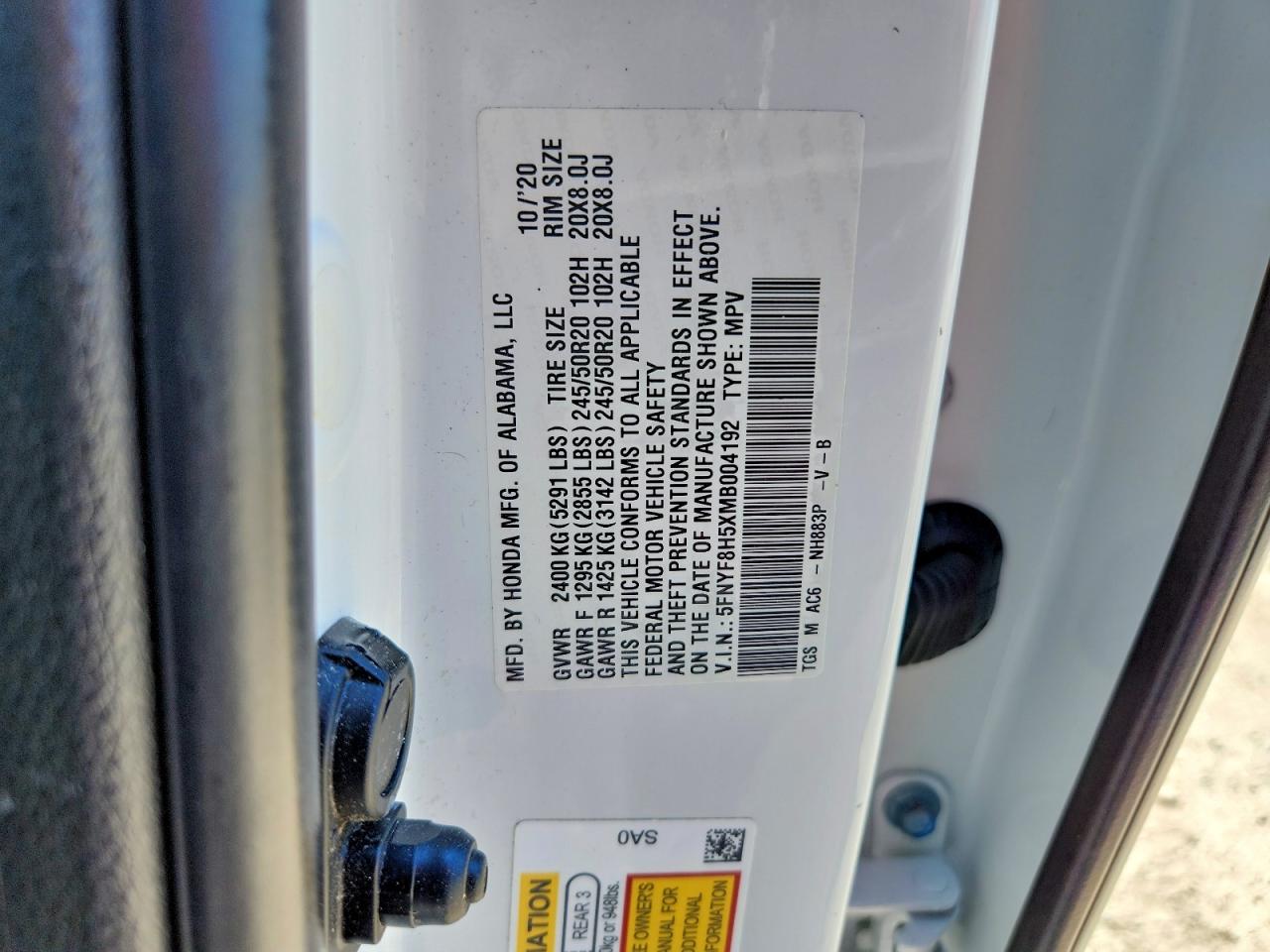 Honda Passport Exl