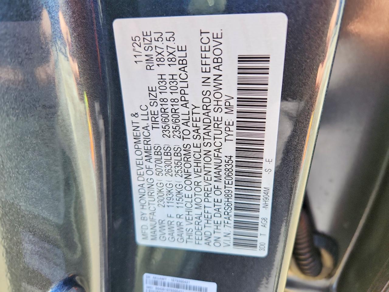 Honda Crv Sport-l