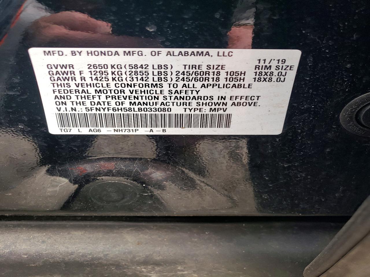 Honda Pilot Exl