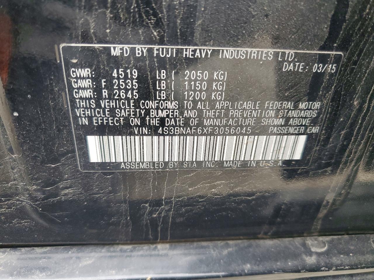 Subaru Legacy 2.5i Premium