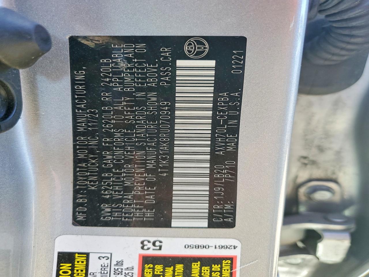 Toyota Camry Xse