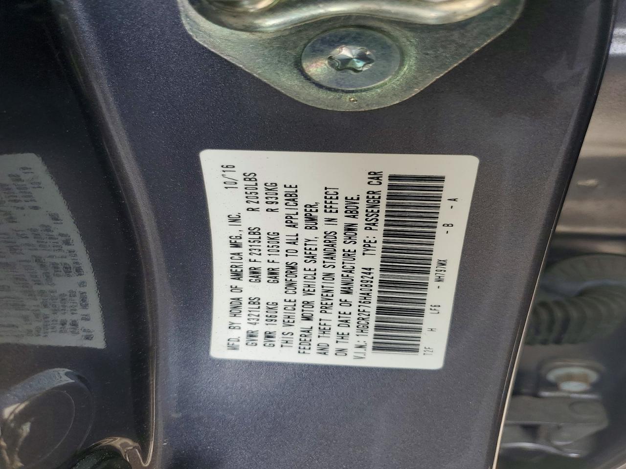 Honda Accord Ex