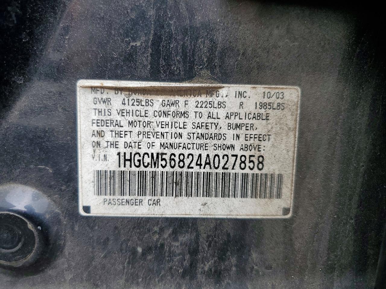 Honda Accord Ex