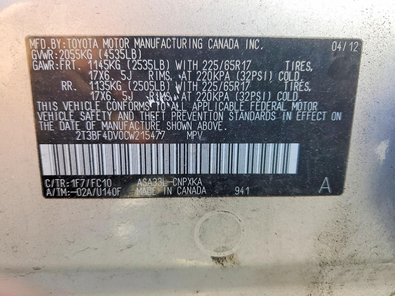 Toyota RAV4 Base