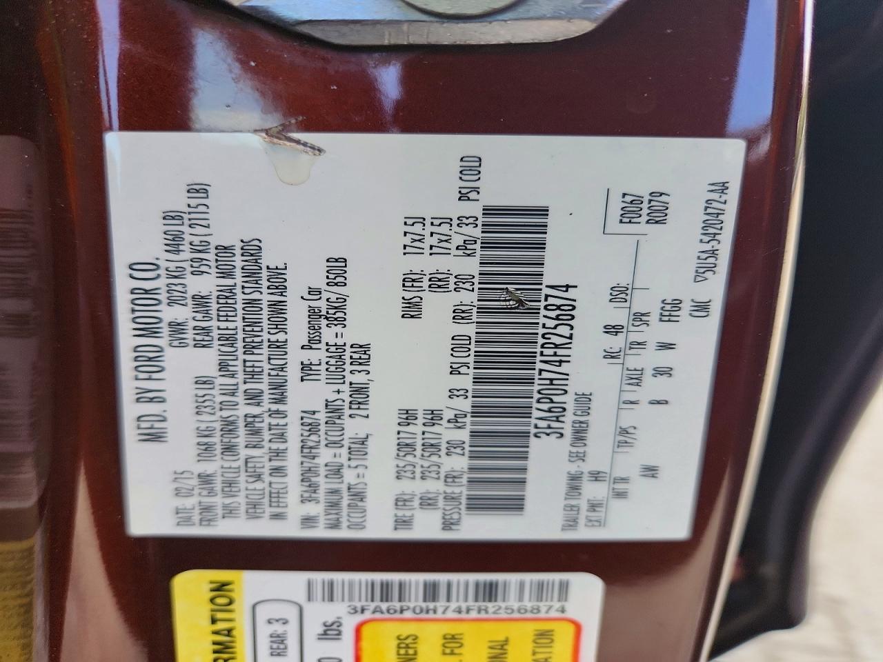 Ford Fusion Se