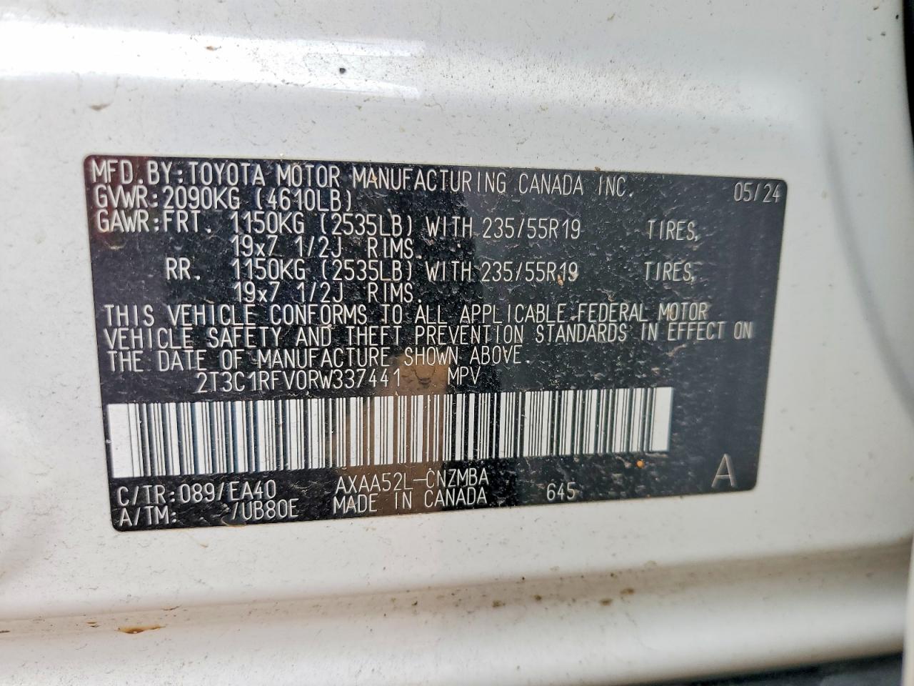 Toyota RAV4 Xle Premium