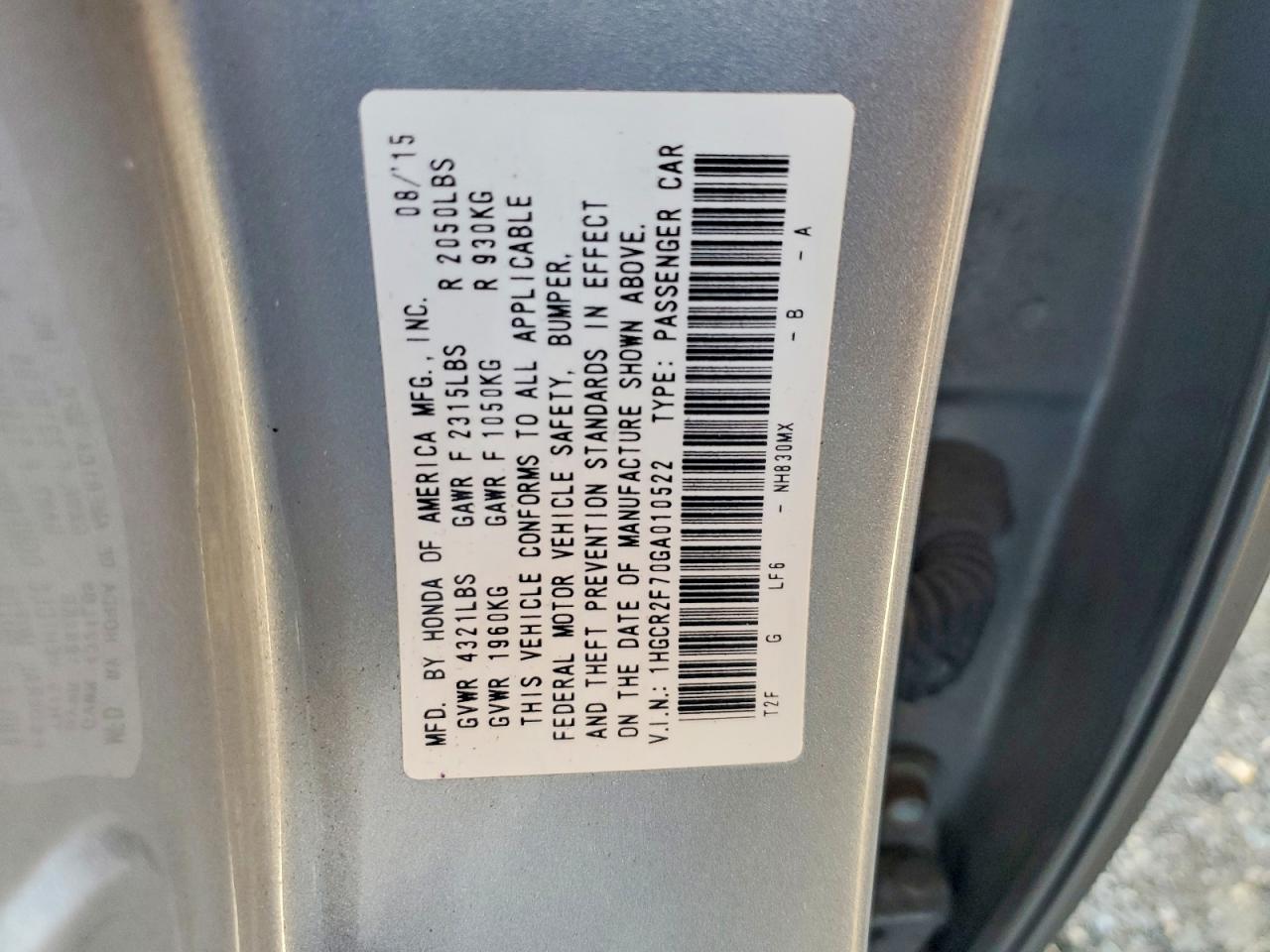 Honda Accord Ex