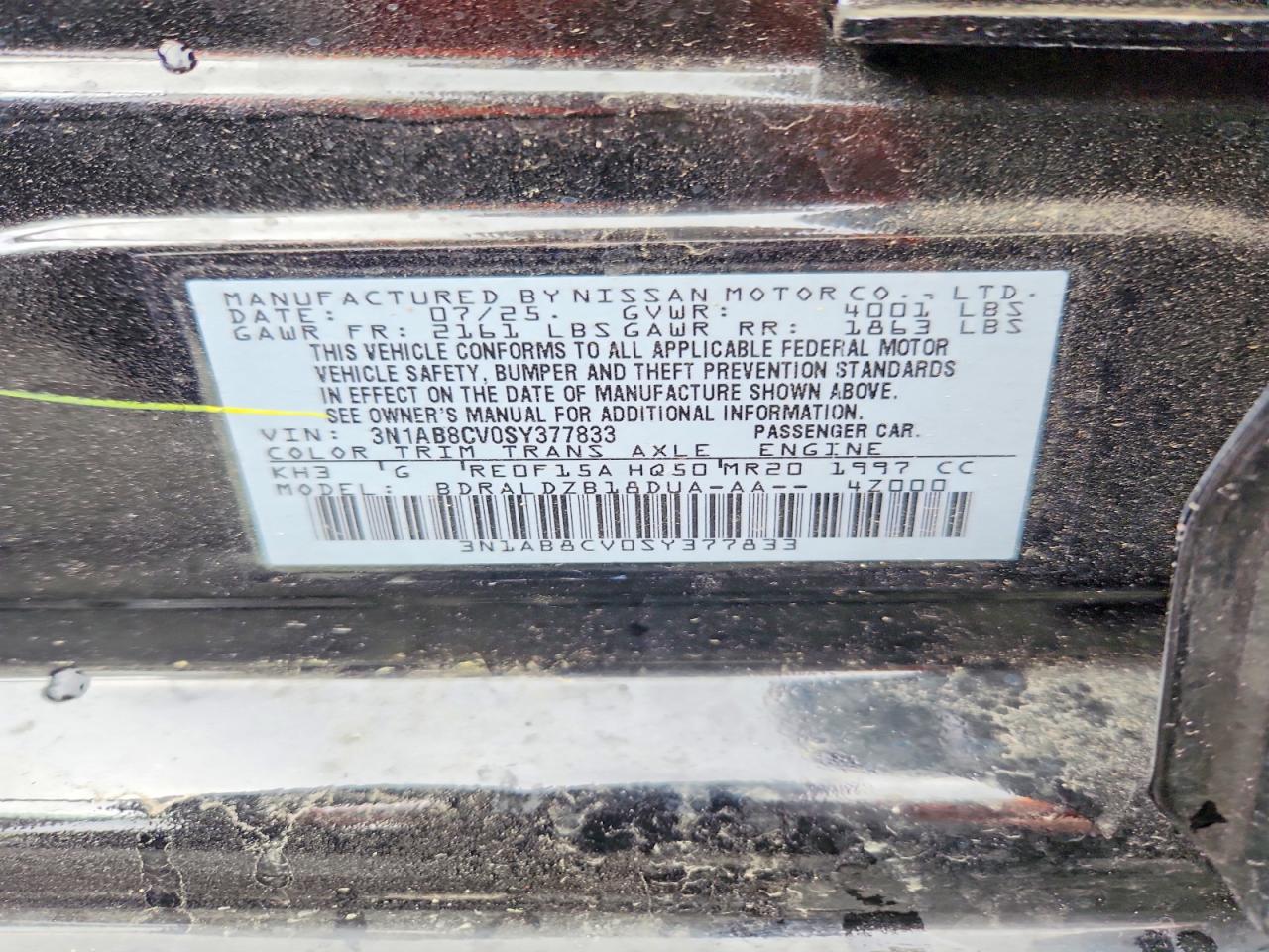 Nissan Sentra Sv