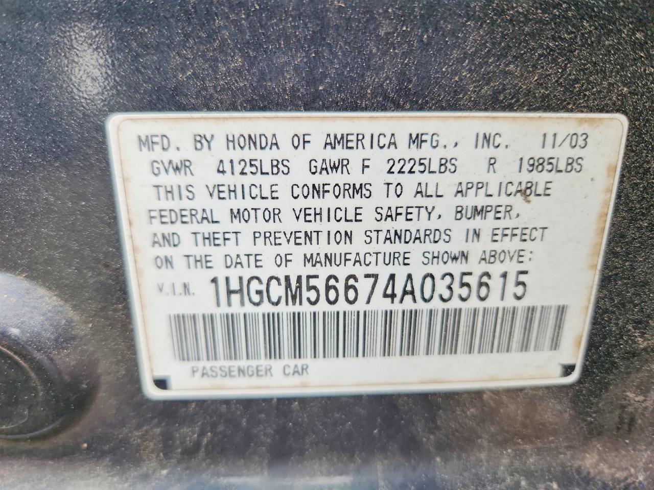 Honda Accord Ex