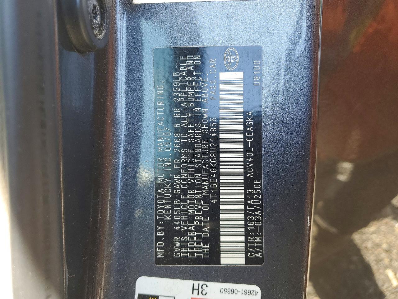 Toyota Camry Xle