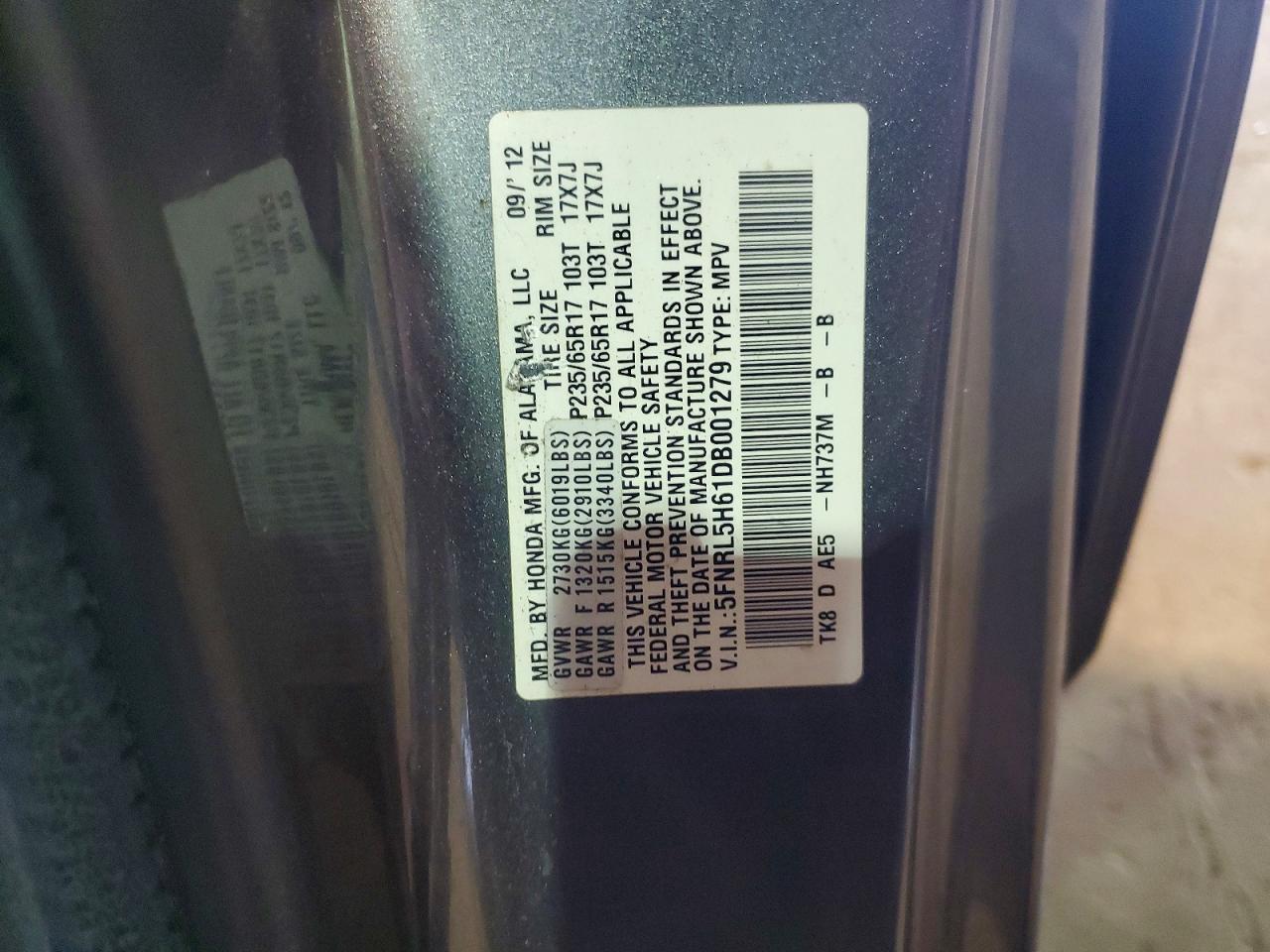 Honda Odyssey Exl
