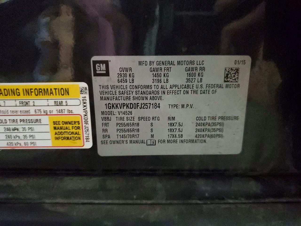 GMC Acadia Sle