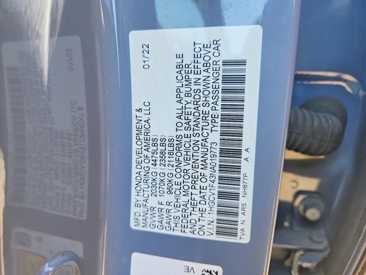 Honda Accord Sport Se