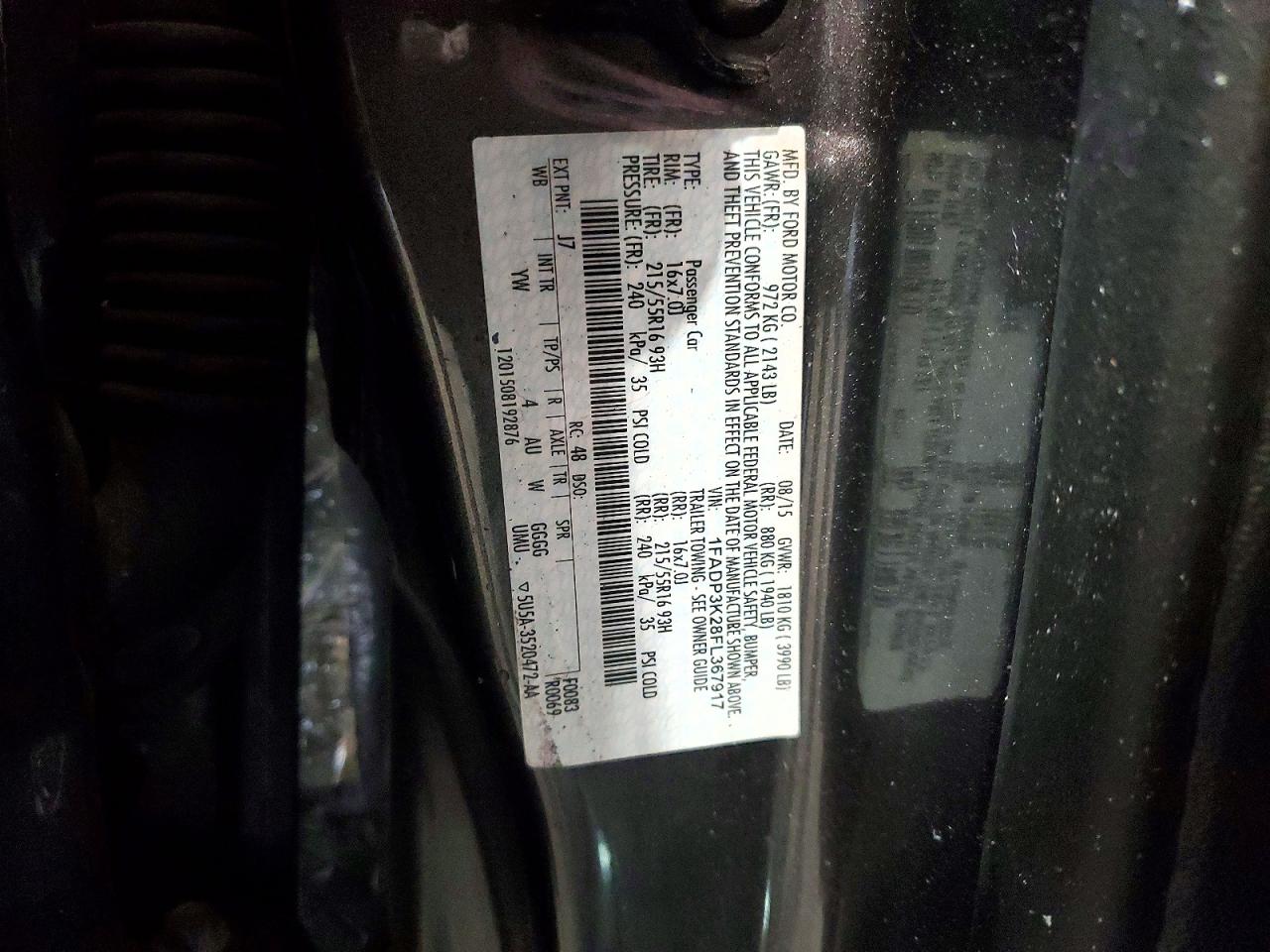 Ford Focus Se