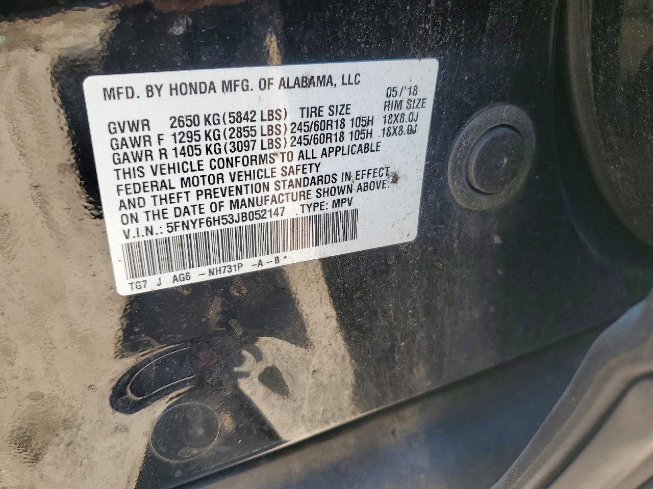 Honda Pilot Exl
