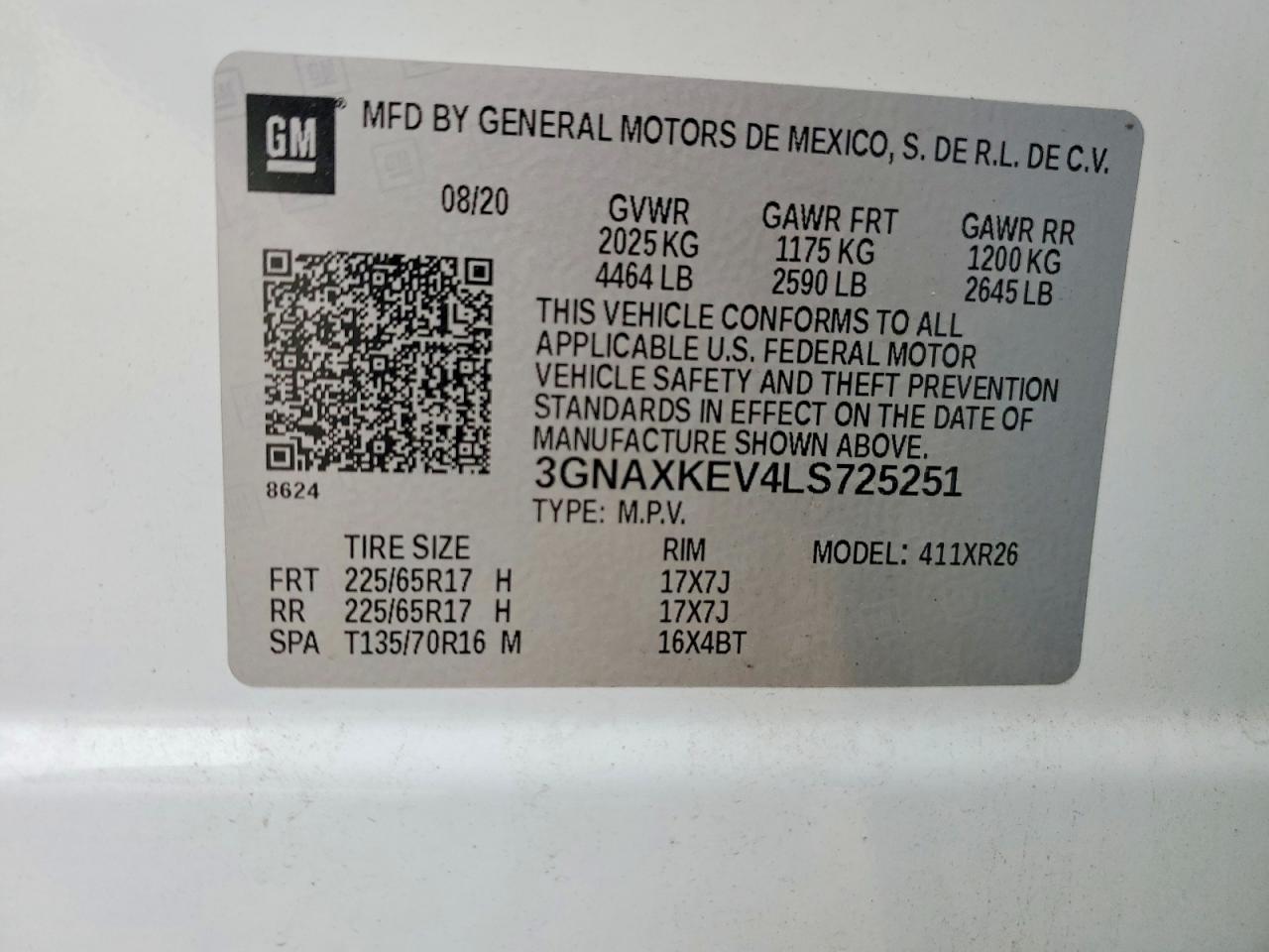 Chevrolet Equinox Lt