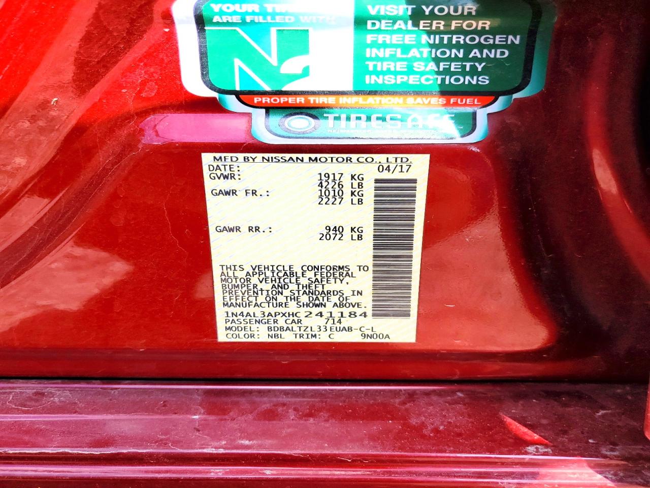 Nissan Altima 2.5 Sl