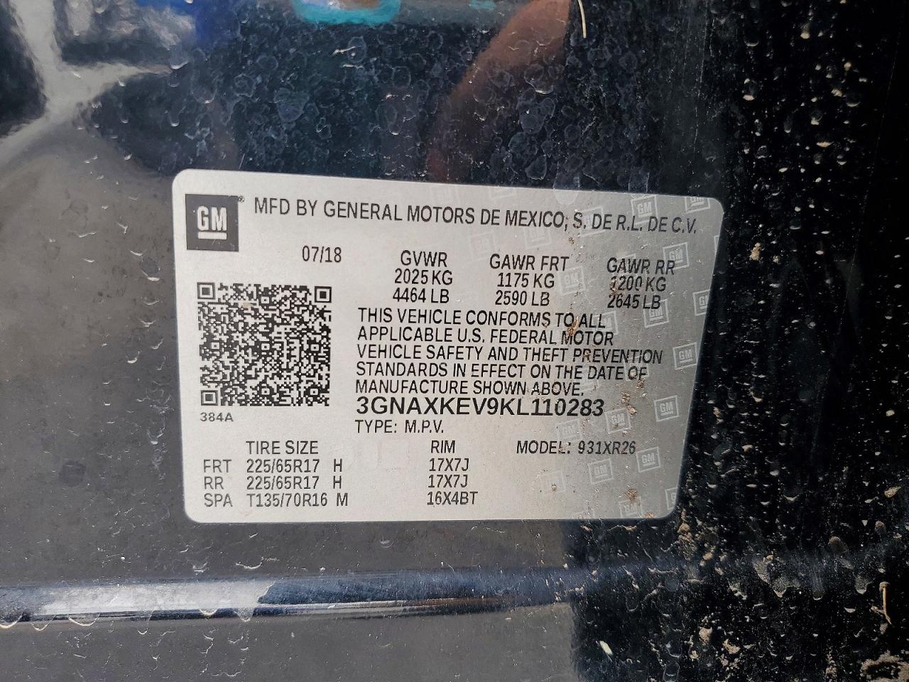 Chevrolet Equinox Lt