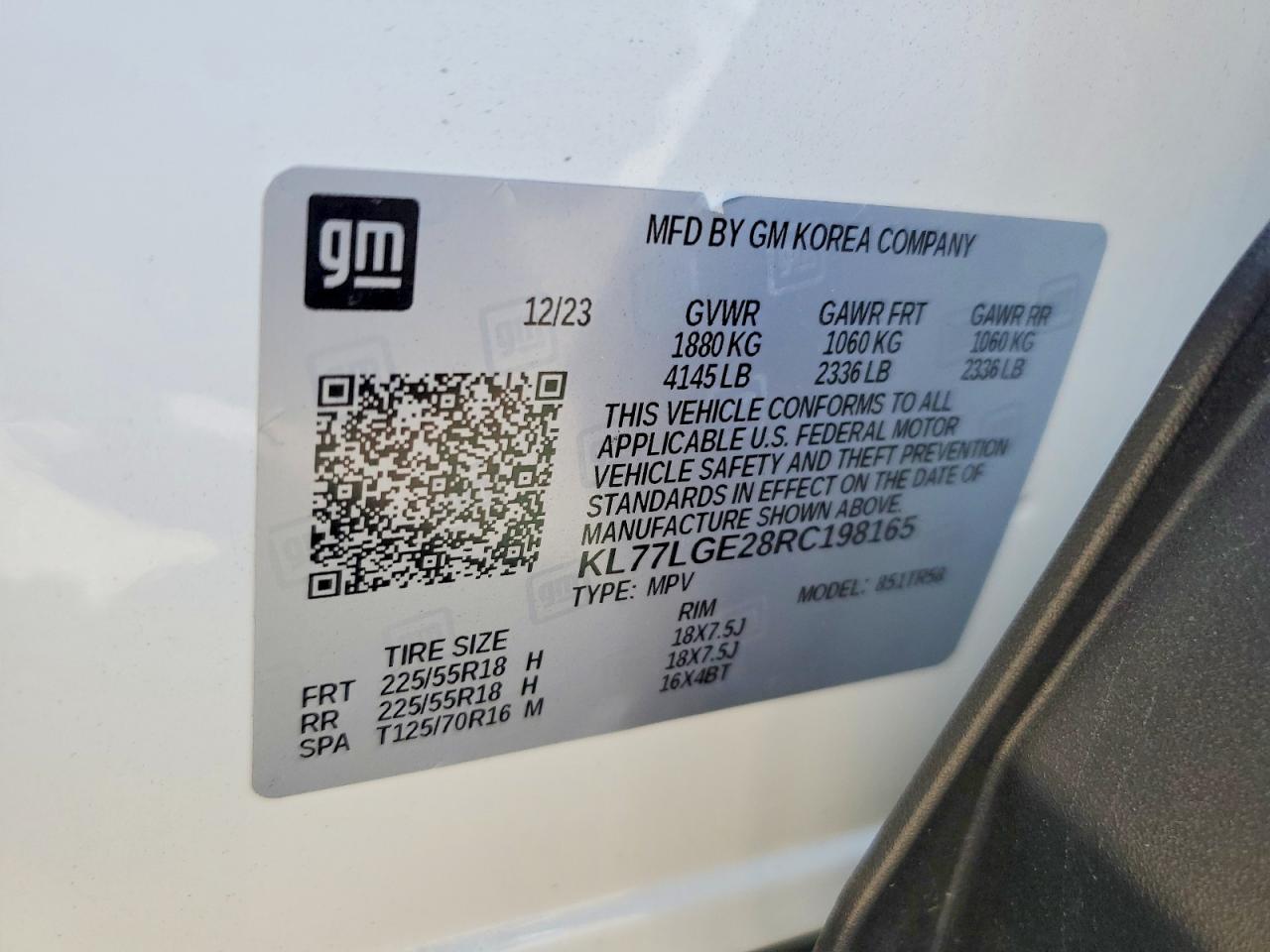 Chevrolet Trax 1rs
