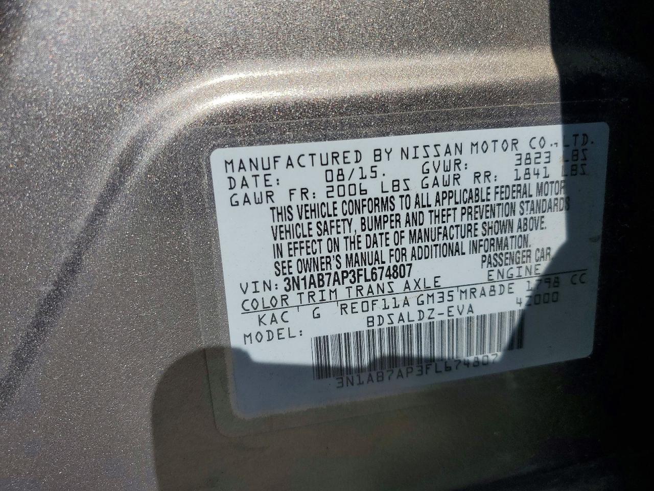Nissan Sentra Sv