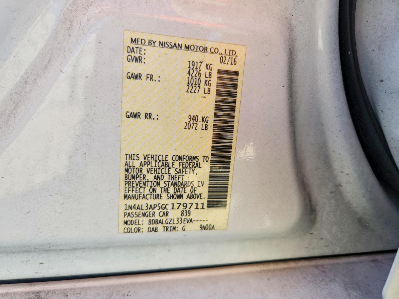 Nissan Altima 2.5 S