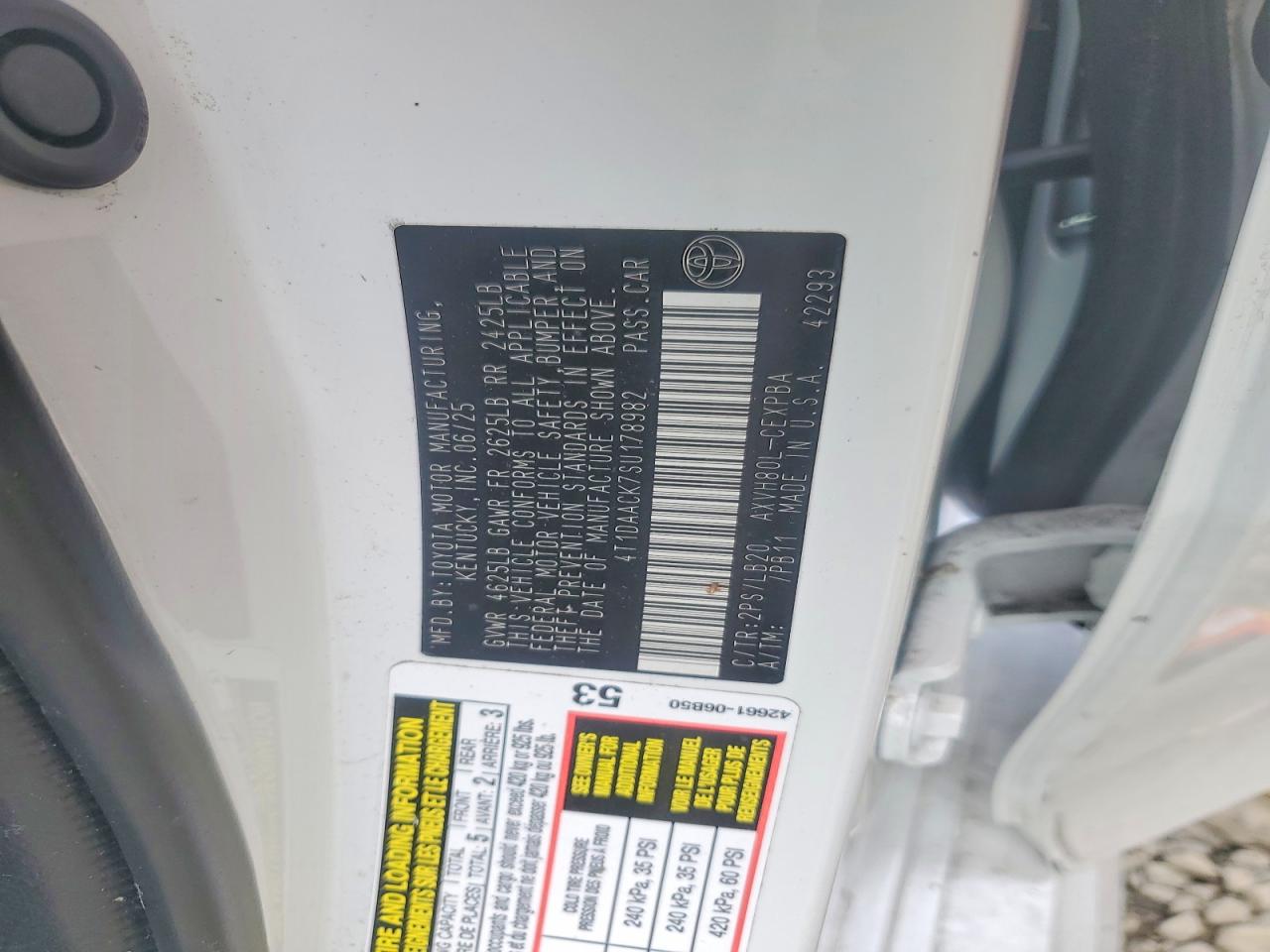 Toyota Camry Xse