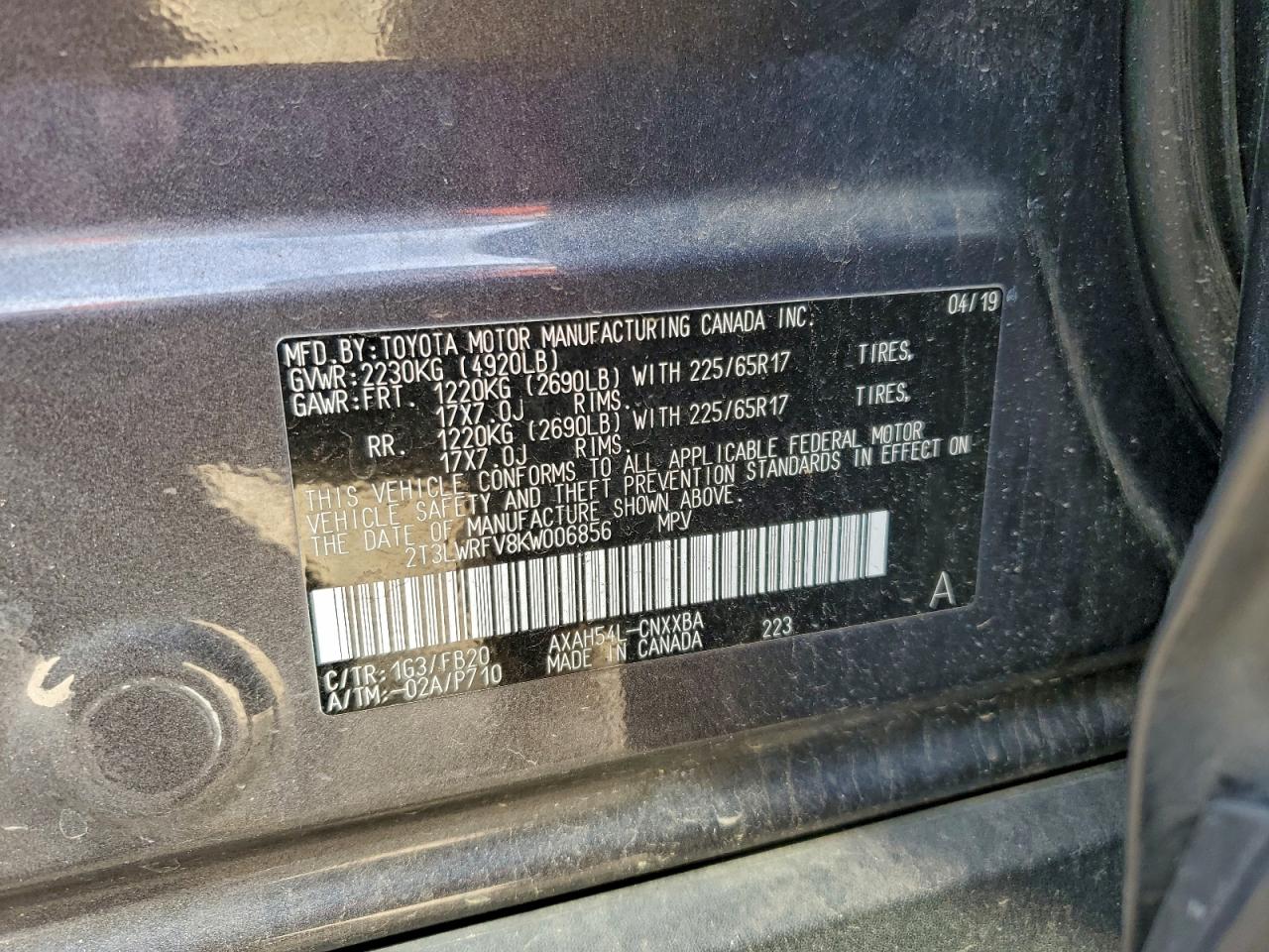 Toyota RAV4 Le