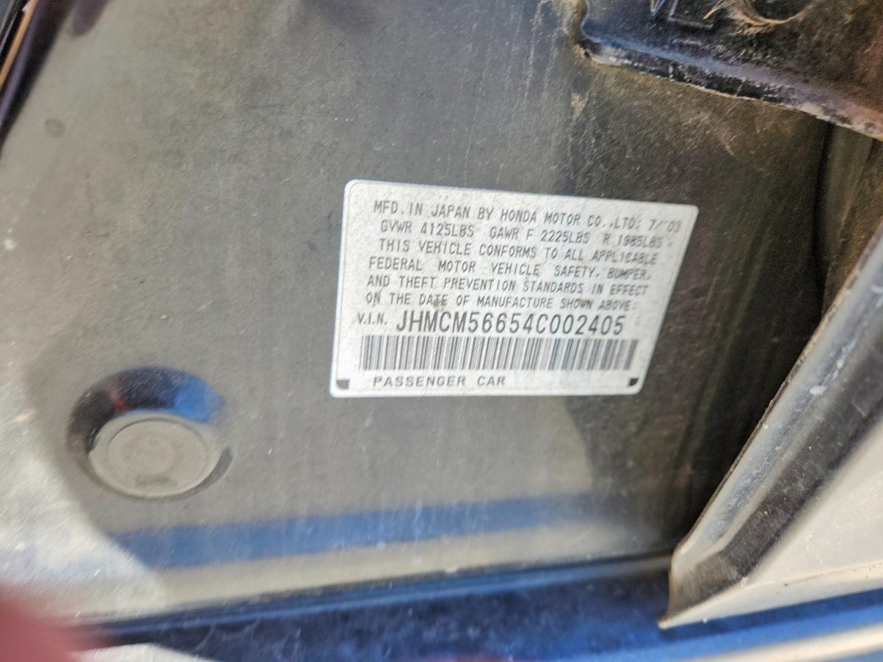 Honda Accord Ex