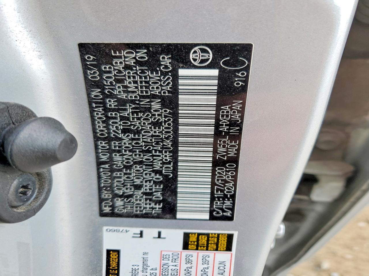 Toyota Prius Le Le Awd-e
