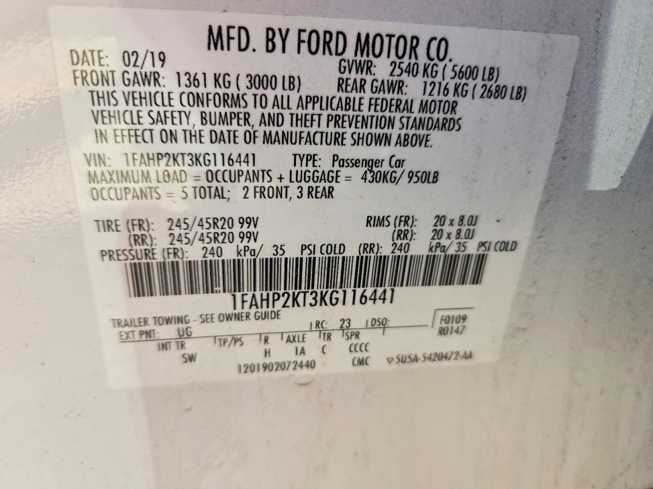 Ford Taurus Sho