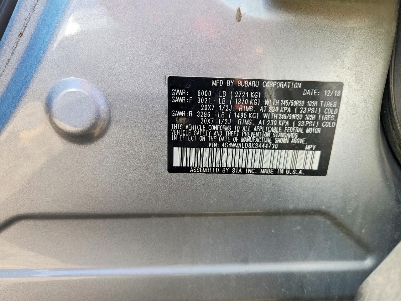 Subaru Ascent Limited