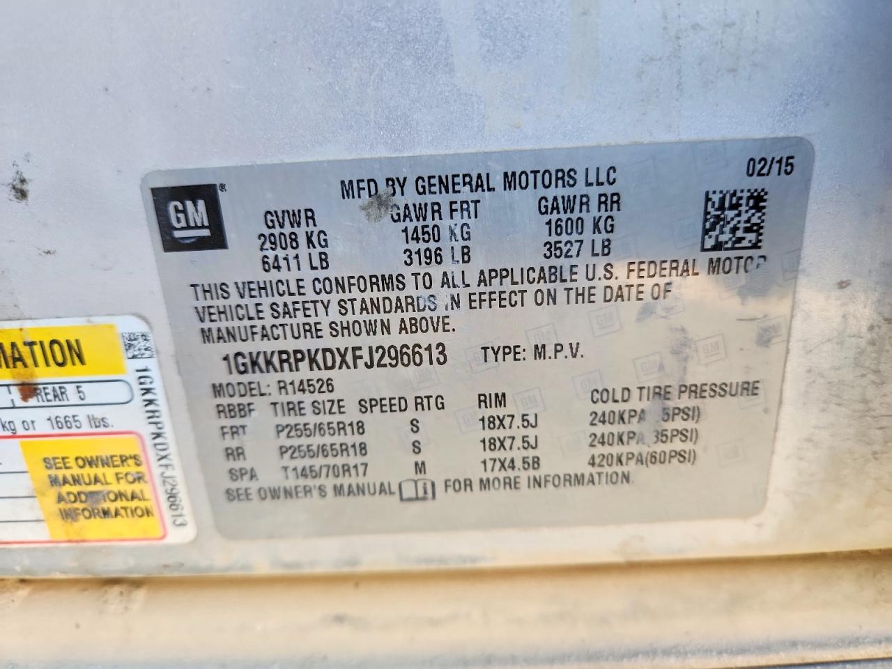 GMC Acadia Sle