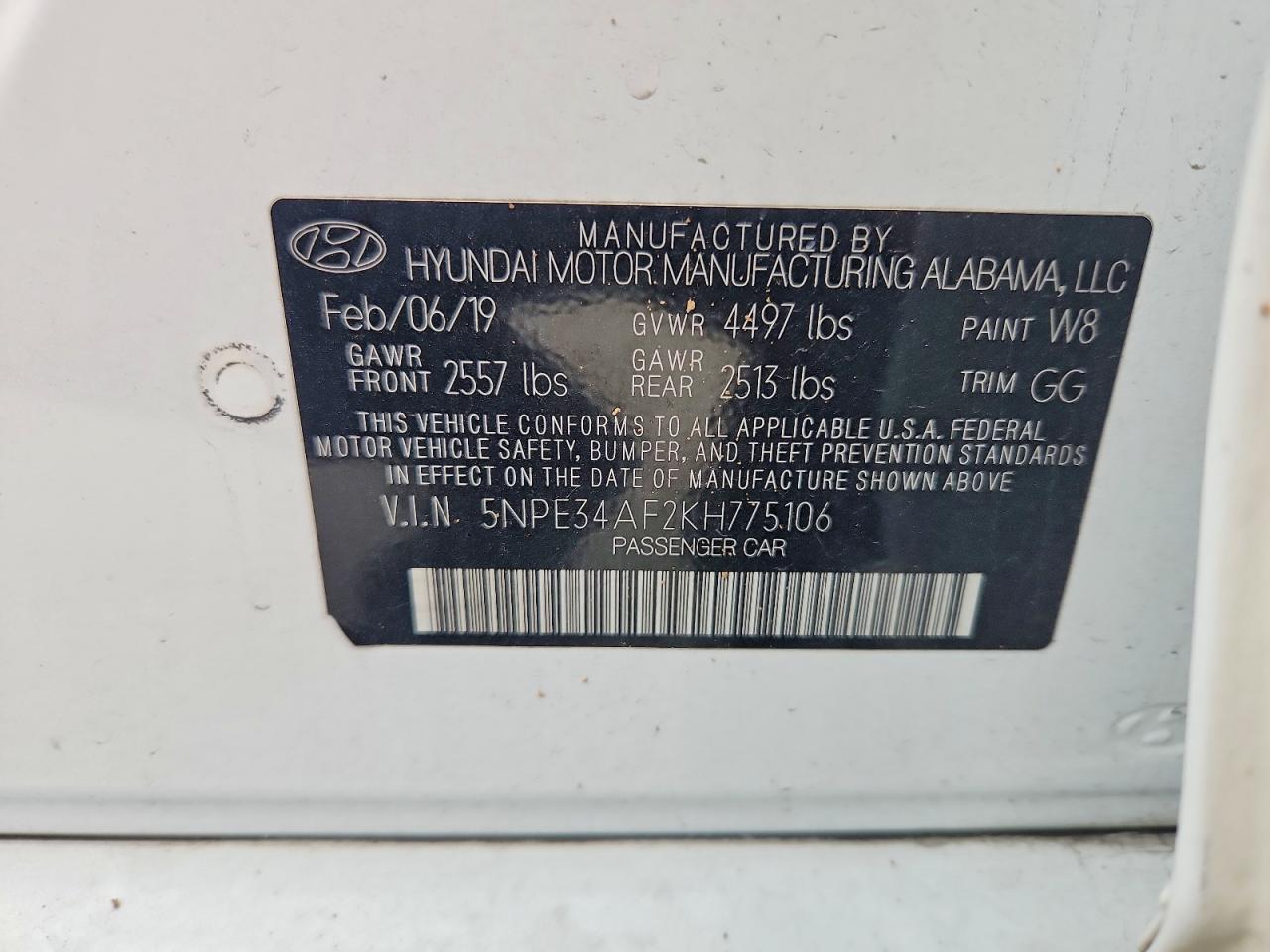 Hyundai SONATA Sel