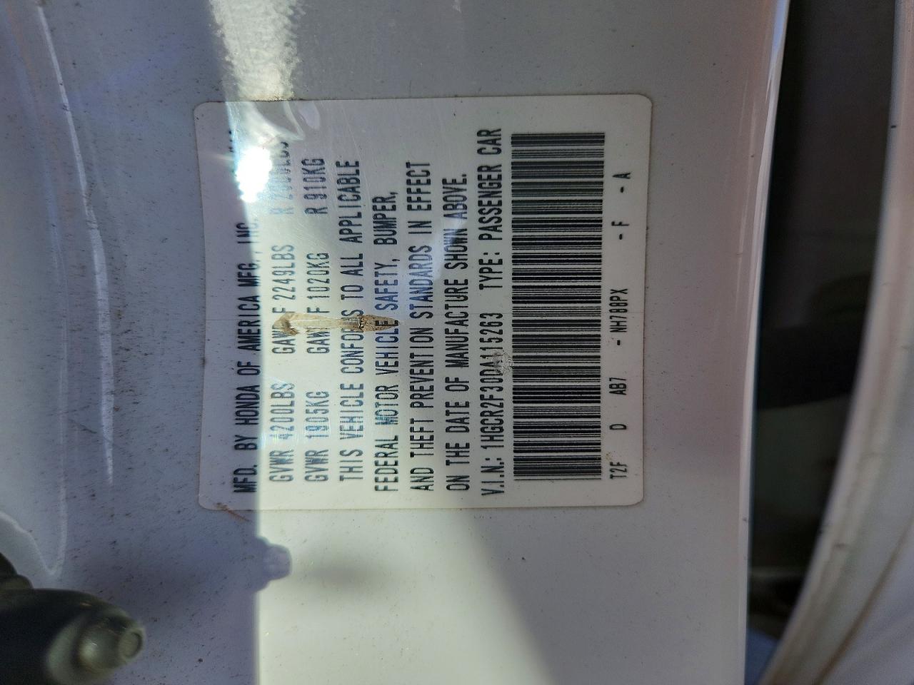 Honda Accord Lx