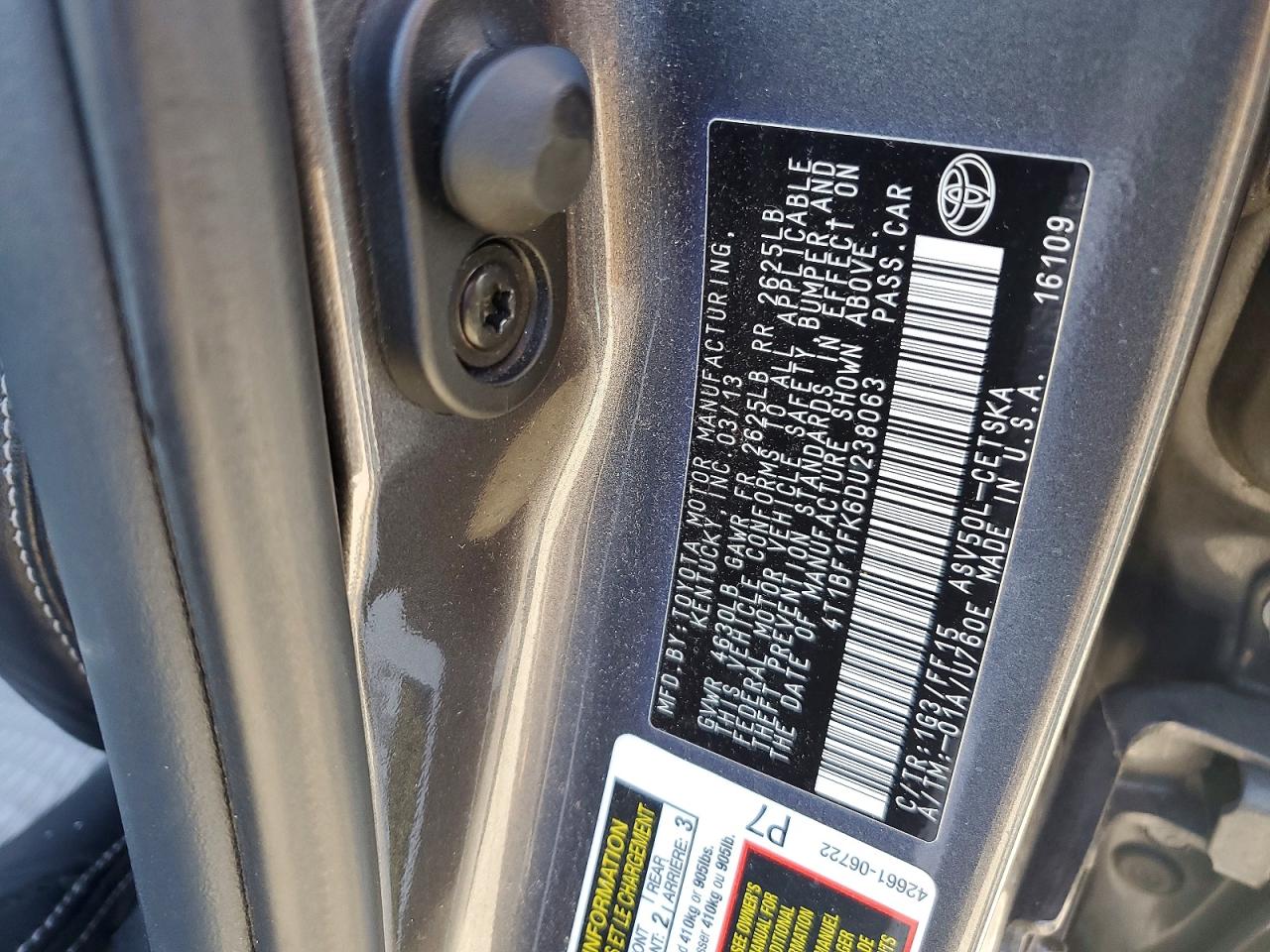 Toyota Camry Se