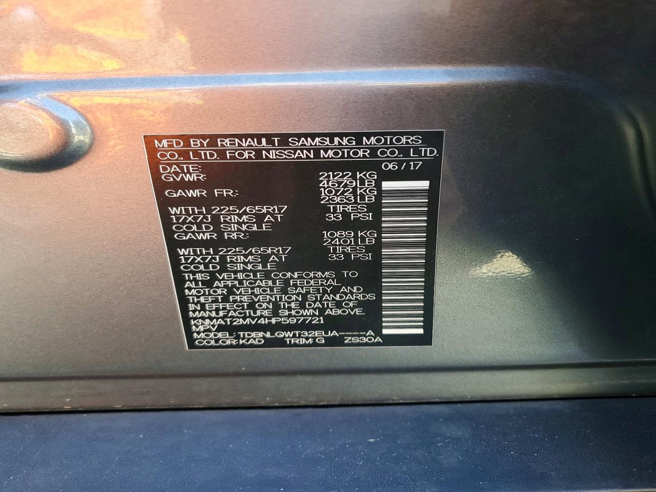Nissan Rogue Sv