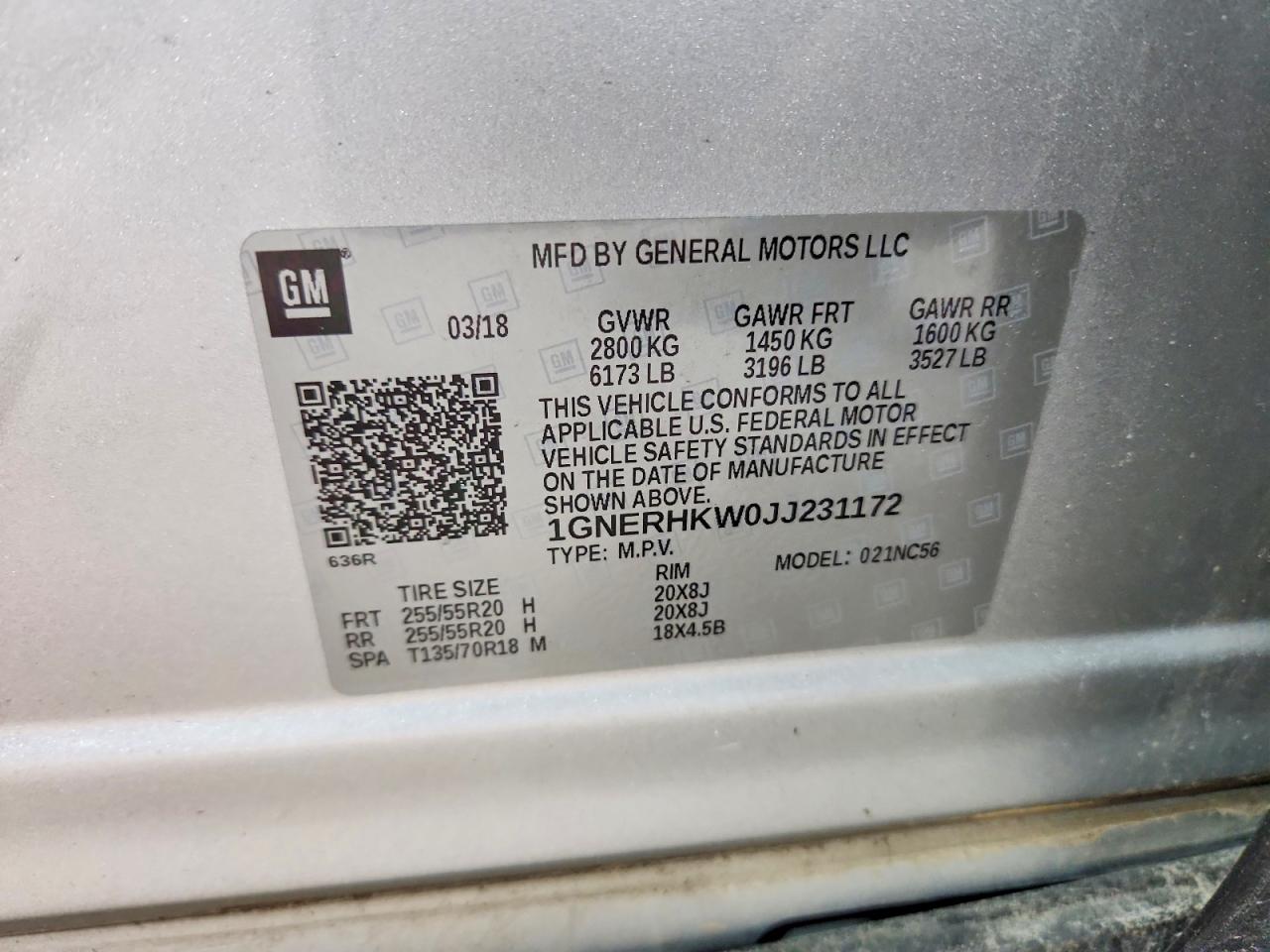 Chevrolet Traverse Lt